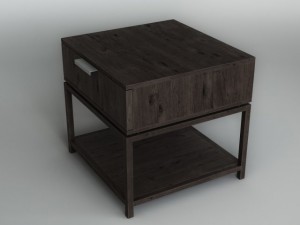 bedside table 3D 모델