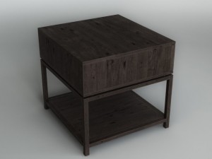 bedside table 3D 모델