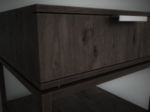 bedside table 3D 모델