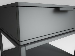 bedside table 3D 모델