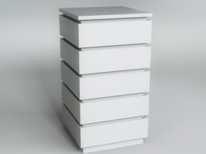 white commode 3D Model