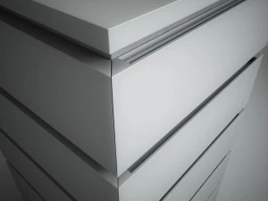 white commode 3D Model