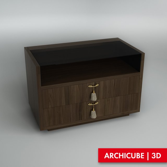 commode 005 3D Model .c4d .max .obj .3ds .fbx .stl .blend 