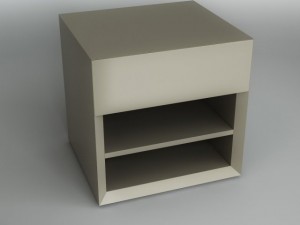 bedside table 002 3D Model