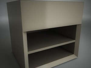 bedside table 002 3D 模型