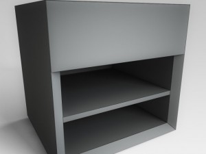 bedside table 002 3D 模型