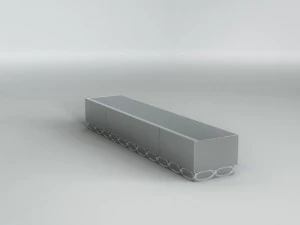 commode 006 3D Model