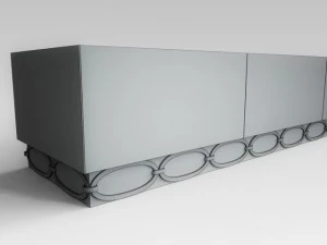 commode 006 3D Model