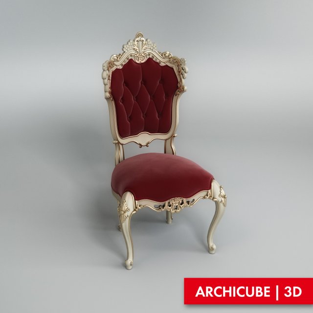 classic chair 3D 模型 .c4d .max .obj .3ds .fbx .stl .blend 