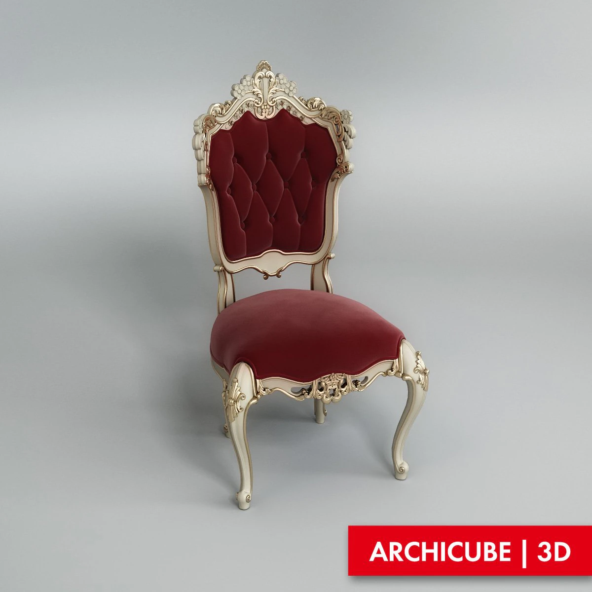 classic chair 3D Model .c4d .max .obj .3ds .fbx .stl .blend 