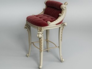 stool bar 3D 模型