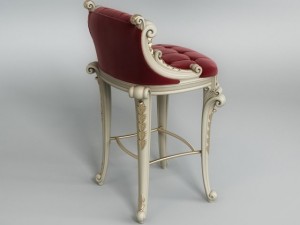 stool bar 3D 模型