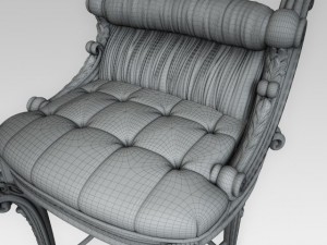 stool bar 3D 模型