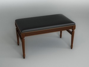 classical bench 3D Model