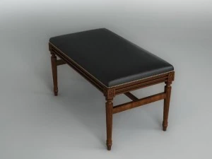 classical bench 3D Model