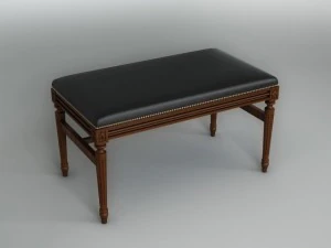 classical bench 3D Model