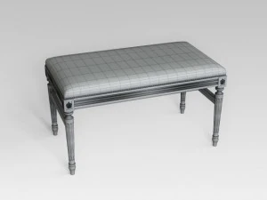 classical bench 3D Model