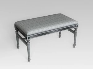 classical bench 3D Model