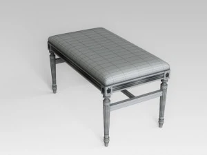 classical bench 3D Model