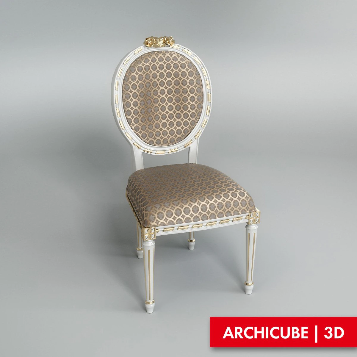 classic chair 002 3D Model .c4d .max .obj .3ds .fbx .stl .blend 