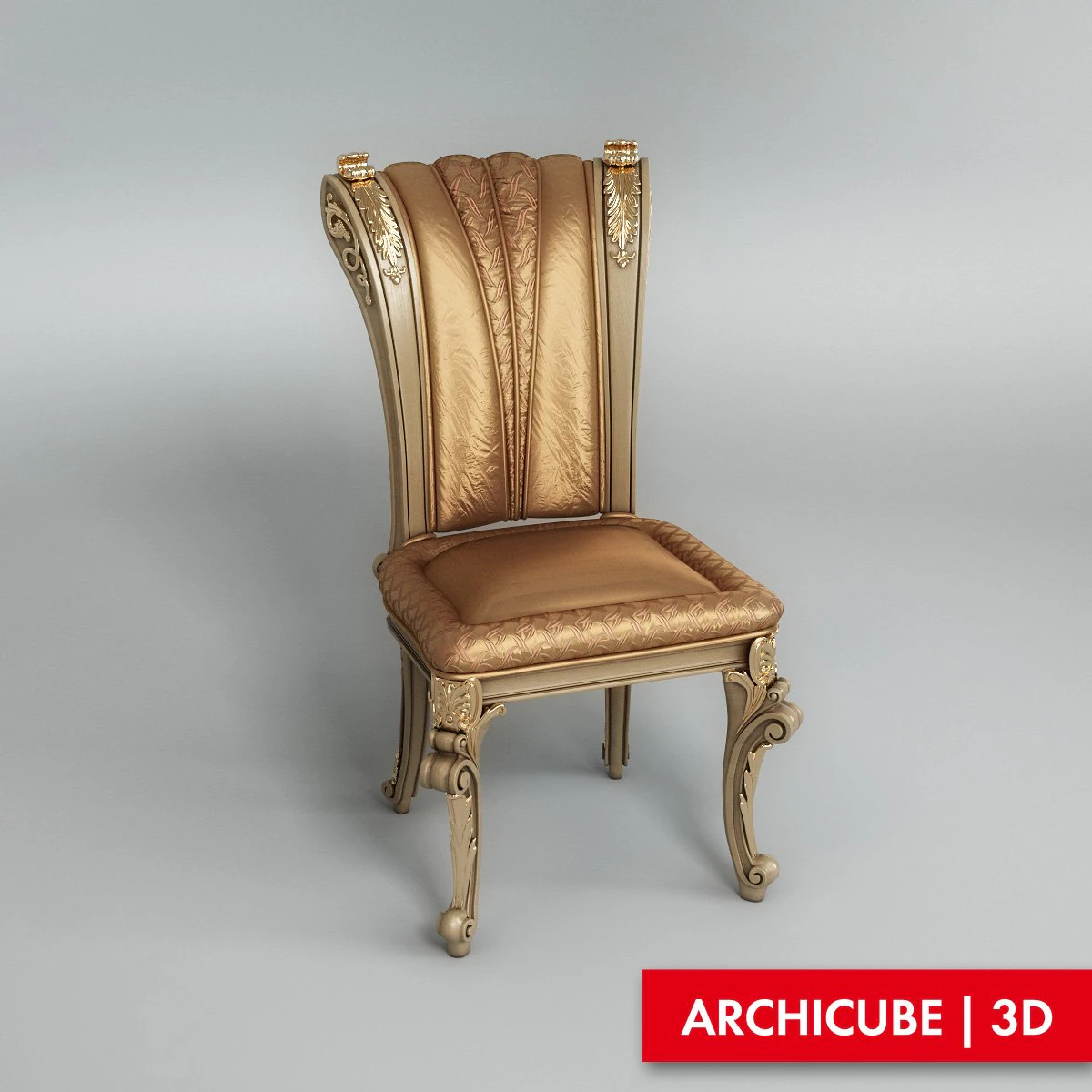 classic chair 005 3D Model .c4d .max .obj .3ds .fbx .stl .blend 