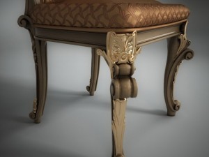 classic chair 005 3D 模型