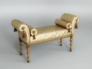 classic bench 002 3D Model