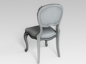 classic chair 007 3D मॉडल