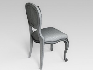 classic chair 007 3D मॉडल
