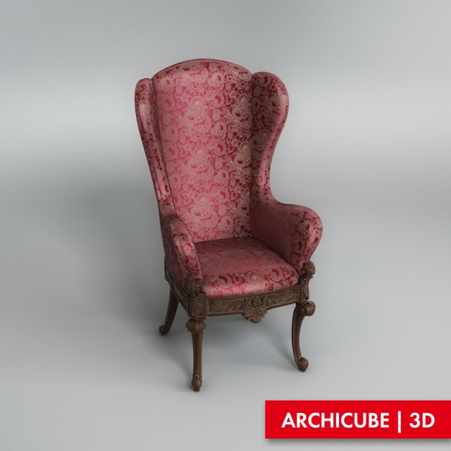 armchair 003 Modelo 3D .c4d .max .obj .3ds .fbx .stl .blend