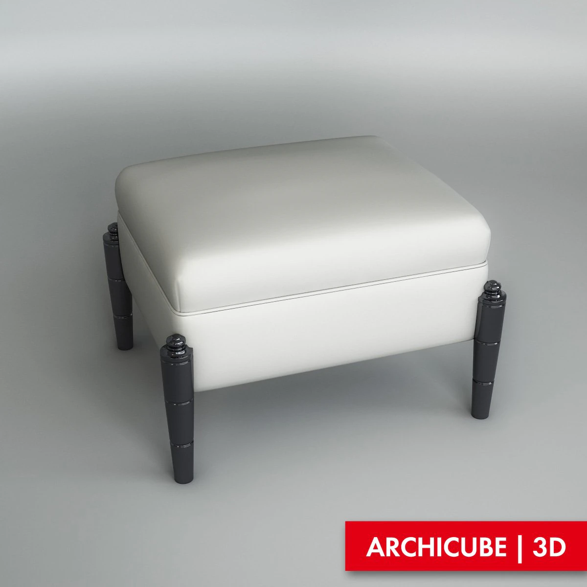 pouf 003 3D Model .c4d .max .obj .3ds .fbx .stl .blend 