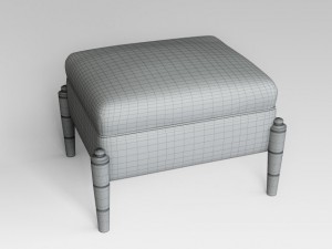 pouf 003 3Dモデル