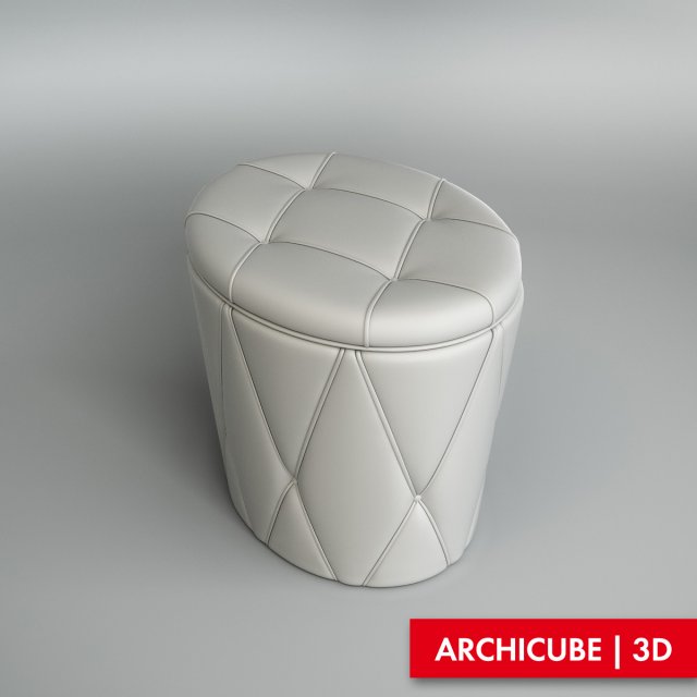 pouf 004 3Dモデル .c4d .max .obj .3ds .fbx .stl .blend 