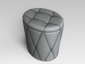 pouf 004 3Dモデル