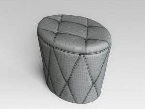 pouf 004 3Dモデル