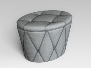 pouf 004 3Dモデル