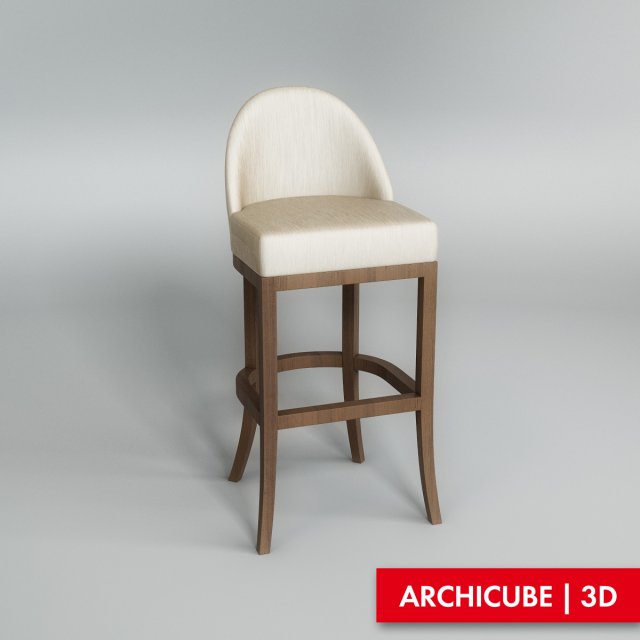 stool bar 003 3D 모델 .c4d .max .obj .3ds .fbx .stl .blend 