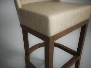 stool bar 003 3D 모델
