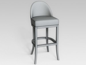 stool bar 003 3D 모델
