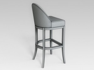 stool bar 003 3D 모델