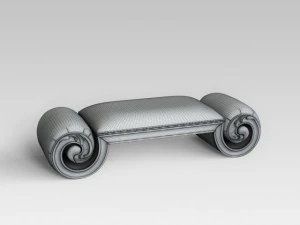 classic bench 005 3D Model
