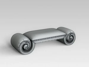 classic bench 005 3D Model