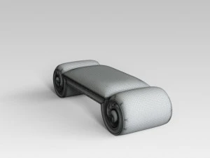 classic bench 005 3D Model