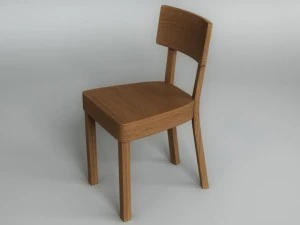 wooden chair 3D Model