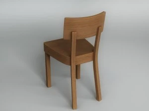 wooden chair 3D Model