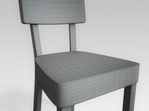 wooden chair 3D-Modell