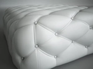 white pouf 3D Model