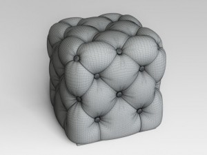 pouf 007 3D Модель