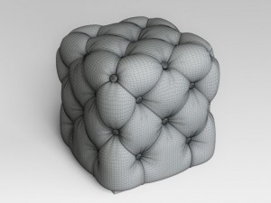 pouf 007 3D Модель