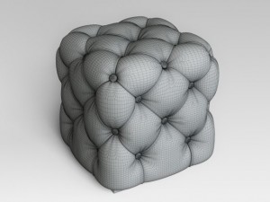 pouf 007 3D Модель